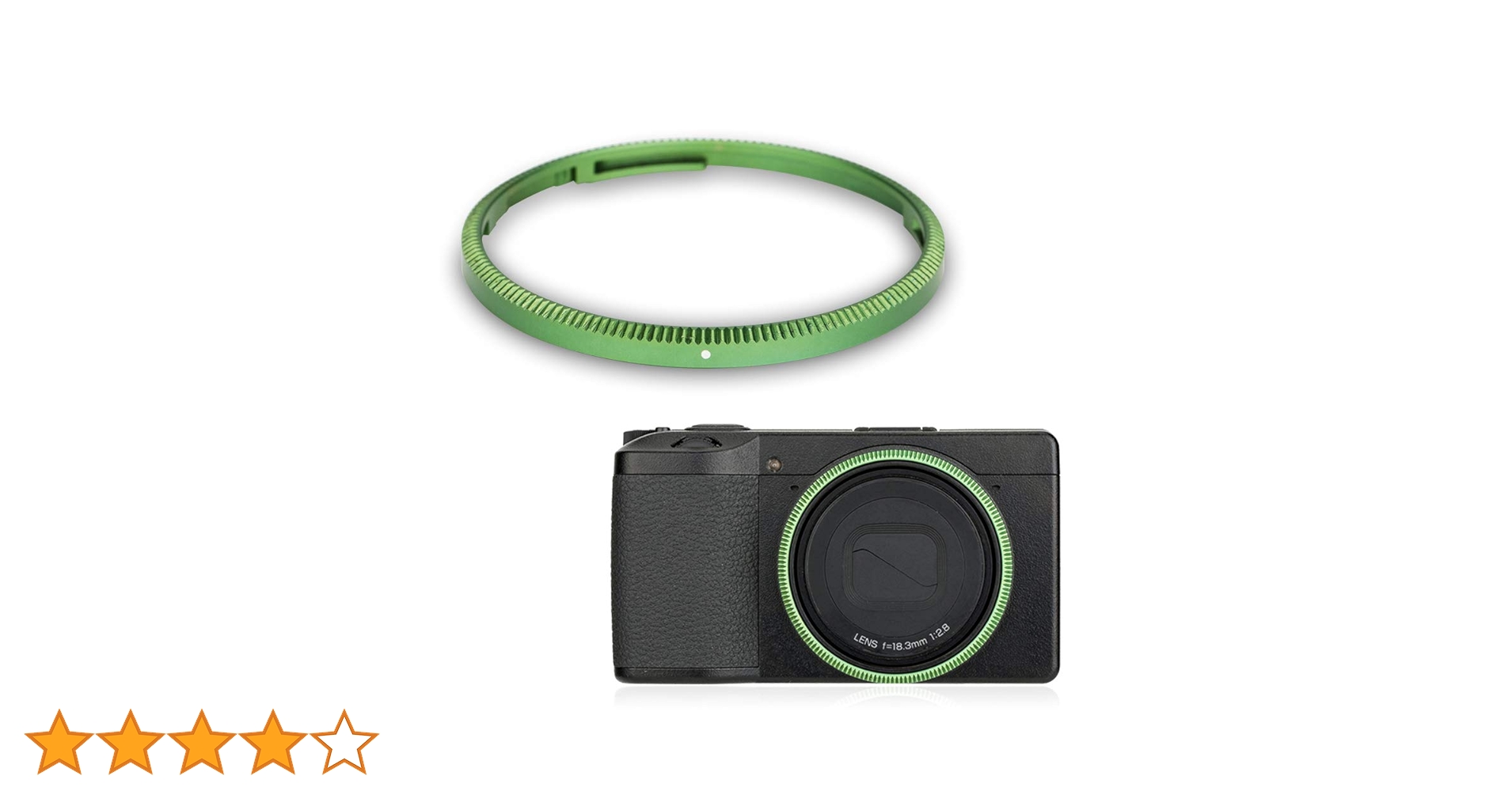 RICOH GRⅢ GRiii GR3 リング付 Amazon.com : Haoge RRC-GR3XT Silver Grey Metal Decorate Ring